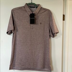 7 Diamonds Pink Polo Shirt Classic Soft Knit